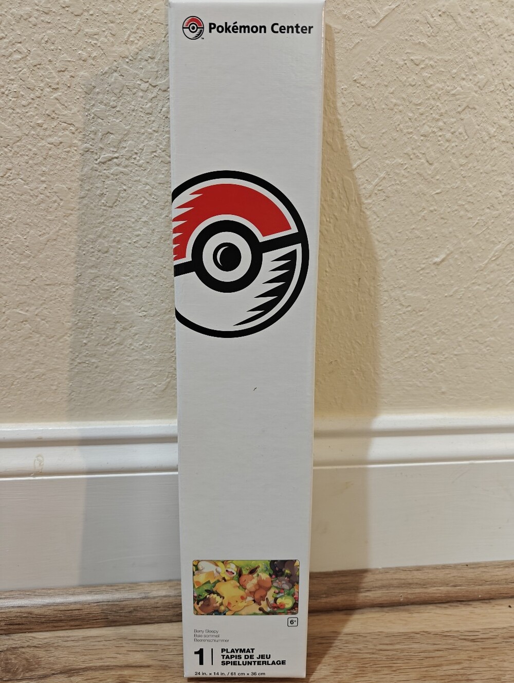 Pokemon Center Pikachu Berry Sleepy Playmat